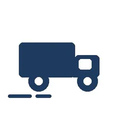Truck icon representing flexible shipping options